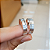Aliança de Namoro Prata 950 Feminina 5,0mm Unidade | ALI164 - Imagem 3