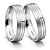 Aliança de Namoro Prata 950 Masculina 5,0mm Unidade | ALI167 - Imagem 2