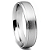 Aliança de Namoro Prata 950 Feminina 5,0mm Unidade | ALI170 - Imagem 1