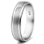 Aliança de Namoro Prata 950 Feminina 5,0mm Unidade | ALI170 - Imagem 2