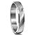 Aliança de Namoro Prata 950 Feminina 4,0mm Unidade | ALI202 - Imagem 1