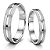 Aliança de Namoro Prata 950 Masculina 4,0mm Unidade | ALI203 - Imagem 2