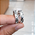 Aliança de Namoro Prata 950 Masculina 4,0mm Unidade | ALI203 - Imagem 3