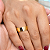 Par de Alianças Ouro 18k Quadrada 7,5mm | ALI10OA - Imagem 4