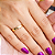 Par de Alianças Ouro 18k Meia Cana 4mm | ALI18OA - Imagem 4