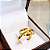Par de Alianças Ouro 12k Meia Cana 3,1mm | ALI5-102OA - Imagem 3