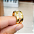 Par de Alianças Ouro 12k Quadrada 4mm | ALI5-166OA - Imagem 4