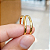 Par de Alianças Ouro 12k Meia Cana 1mm | ALI5-229OA - Imagem 4
