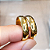 Par de Alianças Ouro 6k Meia Cana 4,8mm | ALI6-22OA - Imagem 4
