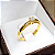 Anel Solitário Ouro 12K com Zircônia Elegance Noivado | AS44 - Imagem 4