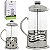 Cafeteira Prensa Francesa Inox 1000ml - Imagem 2