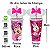Copo Infantil Disney Mickey Minnie Com Canudo Tampa Orelha Rosa - Imagem 3
