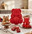 Forma De Silicone Urso Para Bolo Gelatina Doces 300ml Vermelho - Imagem 2