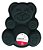 Forma De Silicone Urso Para Bolo Gelatina Doces 300ml Preto - Imagem 1