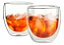 Jogo 2 Copos Parede Dupla Vidro Borossilicato Café Espresso 100ml - Imagem 5
