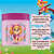 Pote Porta Lanche Infantil Patrulha Canina 550ml Escolar Rosa Skye - Imagem 2