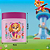 Pote Porta Lanche Infantil Patrulha Canina 550ml Escolar Rosa Skye - Imagem 3