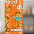 Garrafa Squeeze Garfield 750ml Mood Do Dia BPA Free - Imagem 7