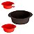 Forma De Silicone Redonda 19cm Bolo Torta Gelatina Art House Preta - Imagem 4