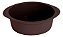 Forma De Silicone Redonda 19cm Bolo Torta Gelatina Art House Preta - Imagem 6