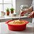 Forma De Silicone Redonda 19cm Bolo Torta Gelatina Art House Vermelha - Imagem 6