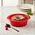Forma De Silicone Redonda 19cm Bolo Torta Gelatina Art House Vermelha - Imagem 2