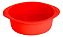 Forma De Silicone Redonda 19cm Bolo Torta Gelatina Art House Vermelha - Imagem 1