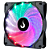VENTOINHA RISE MODE WIND, RAINBOW, 120MM, PRETO - RM-WN-02-RGB - Imagem 2