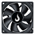 COOLER FAN RISE MODE BLACK, 80MM, PRETO - RM-BK-02-FB - Imagem 2