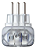 PROTETOR CONTRA SURTOS ELETRICOS CLAMPER POCKET FIT 3 PINOS, MONOPOLAR, 10A, BIVOLT, TRANSPARENTE - 15407 - Imagem 2