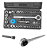 Jogo Soquetes 40 Pecas Completo Bits Catraca Kit Ferramentas Linha Premium - Imagem 1