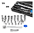 Jogo Soquetes 40 Pecas Completo Bits Catraca Kit Ferramentas Linha Premium - Imagem 2