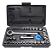 Jogo Soquetes 40 Pecas Completo Bits Catraca Kit Ferramentas Linha Premium - Imagem 3