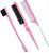 Kit Escova Escovinha Pente Baby Hair Sobrancelha Cabelo Lace - Imagem 1