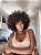 Wig Crespa 30cm - Cabelo Humano - Imagem 3