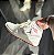 Bota Air Jordan Mid Feminino Branco com vermelho.  Nike - Imagem 1