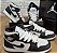 Bota Air Jordan Mid Feminino Branco  e preto Nike - Imagem 3