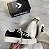 Tênis Plataforma Converse Preto com Bordado de Cereja – Estilo Retrô e Moderno em um Só Look - Imagem 1