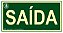 Placa S12 - "Saída" - Imagem 1