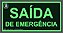 Placa S22 - "Saída de Emergência" - Imagem 2