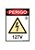 Placa Aviso Voltagem Elétrica - Imagem 1