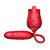 Vibrador Duplo Mini Pênis Vai e Vem e Língua Massageadora - Imagem 9