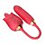 Vibrador Duplo Mini Pênis Vai e Vem e Língua Massageadora - Imagem 7