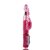 Vibrador rotativo vai e vem com estimulador borboleta 36 vibrações - Rosa - Imagem 1