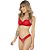 Conjunto Lingerie Feminino Com Bojo Microfibra Em Renda Conforto Calcinha Sexy S - Imagem 1