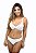 Conjunto Lingerie com Strappy no Decote Sutiã com Bojo e Calcinha Fio Duplo - M - Imagem 6