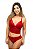 Conjunto Lingerie Sutiã Cropped sem bojo e sem aro Calcinha Fio Dental em Renda - Imagem 7