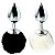 Plug em Metal 7cm com PomPom - Imagem 1