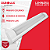 Luminária Tubular Led T8 2X9W bivolt 0,6MTS 6500K FOSCA. - Imagem 5