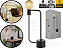 Luminária de mesa Aramis com entrada USB 40X21cm aço preto fosco. - Imagem 1